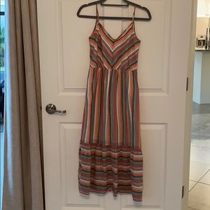 Oliver Bonas multi-colored striped dress